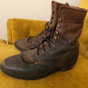 Leather Western Boots